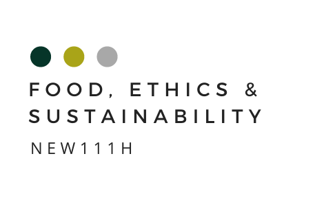 NEW111H: Food, ethics and sustainability