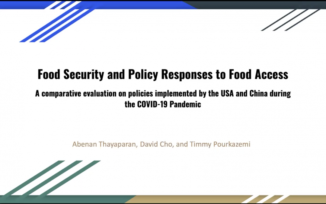 Food Security and Policy Responses to Food Access: A comparative evaluation on policies implemented by the USA and China during the COVID-19 Pandemic