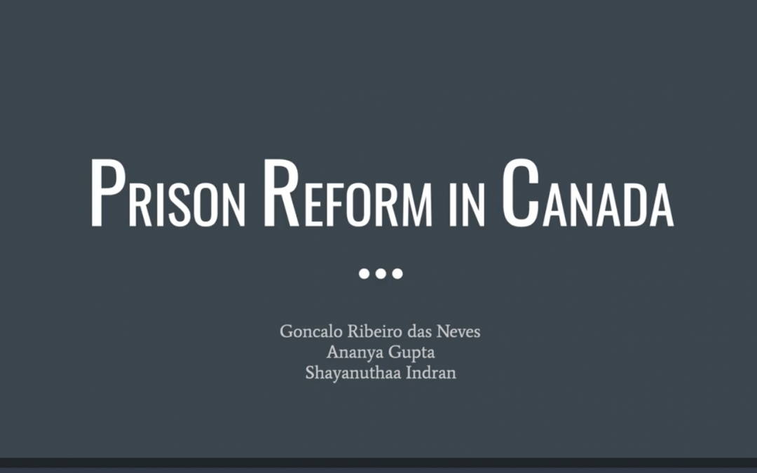 Prison Reform in Canada